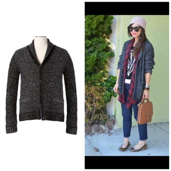 rag and bone shawl collar cardigan